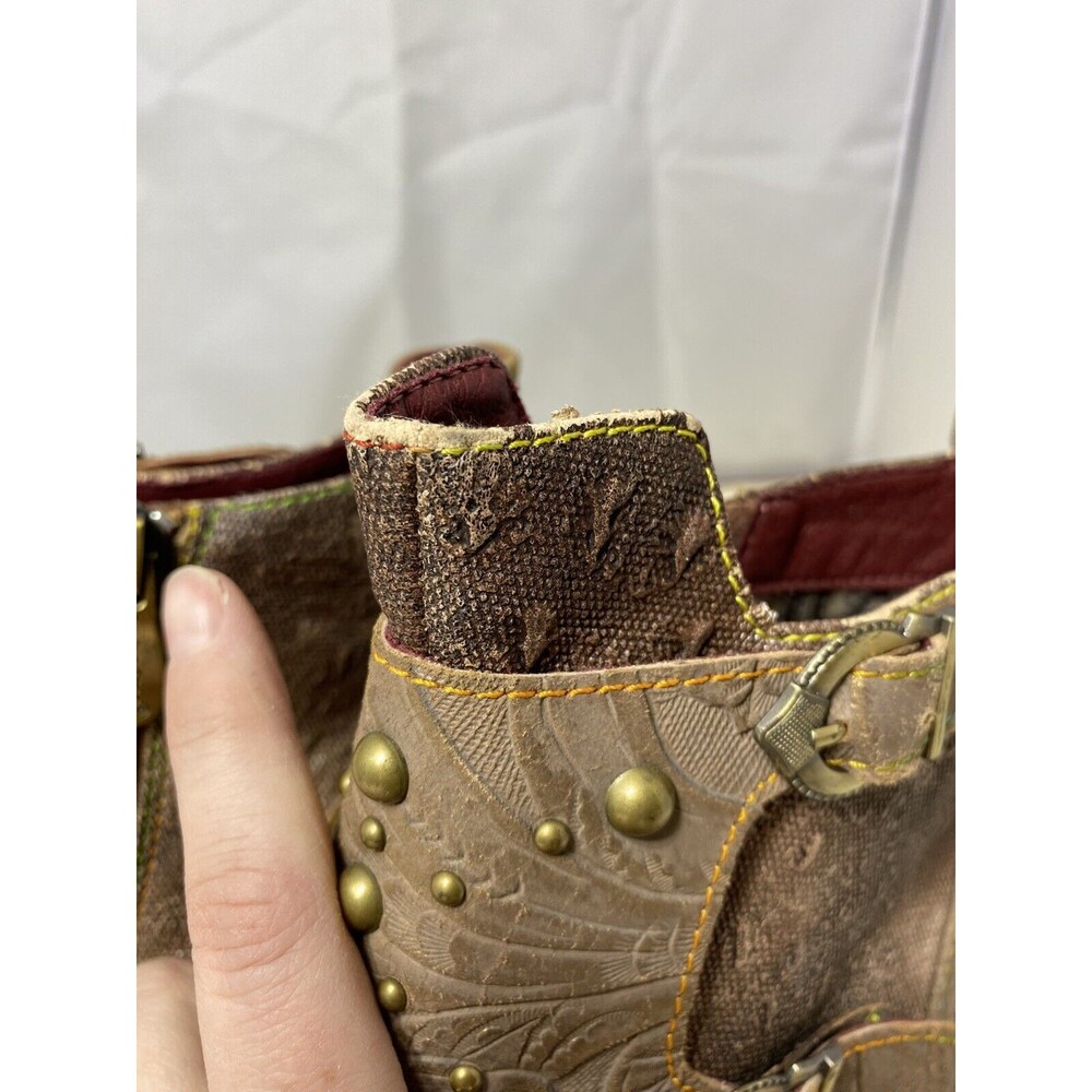 L'ARTISTE NAILHEAD Boots BROWN 9.5 - Picture 10 of 14
